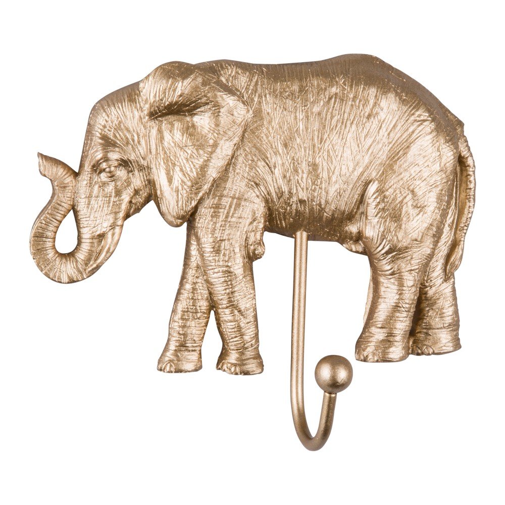 Věšák ve zlaté barvě Leitmotiv Elephant v:1367915
