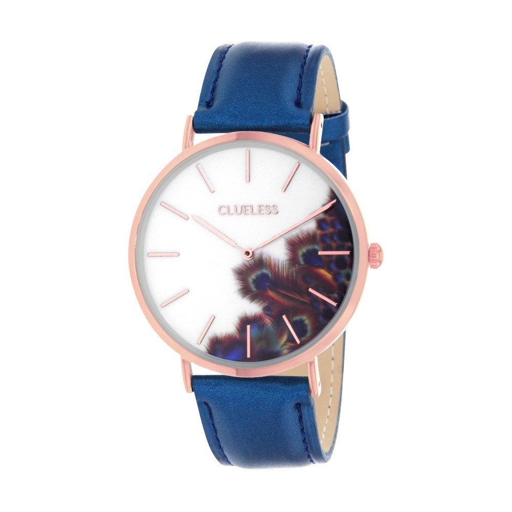 Dámské hodinky Clueless Feathers Dark Blue v:790602