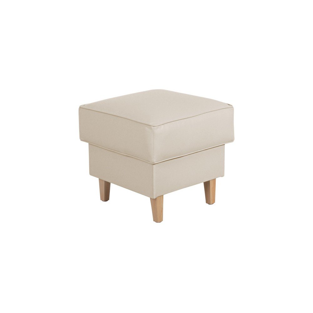 Béžová podnožka z imitace kůže Max Winzer Lorris Beige v:1056064