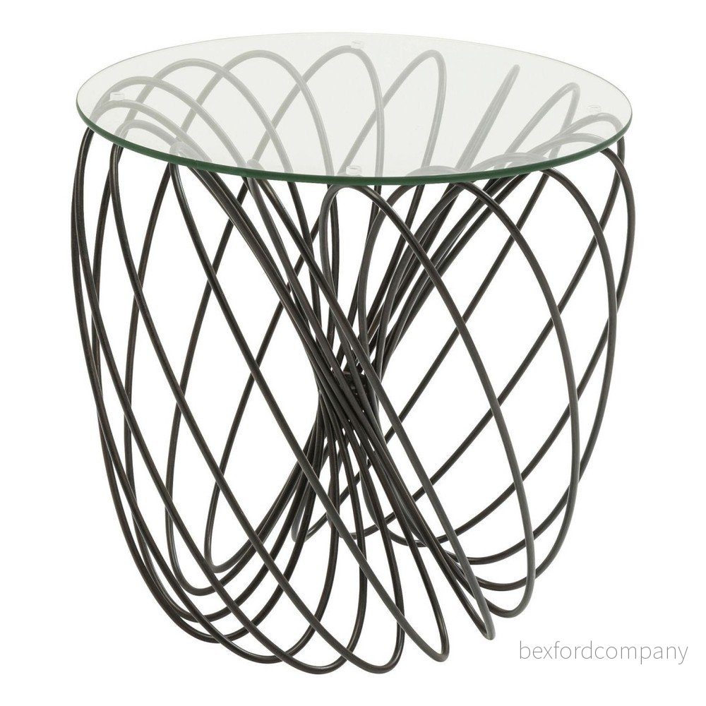 Odkládací stolek Kare Design Wire Ball, ⌀ 45 cm v:882110