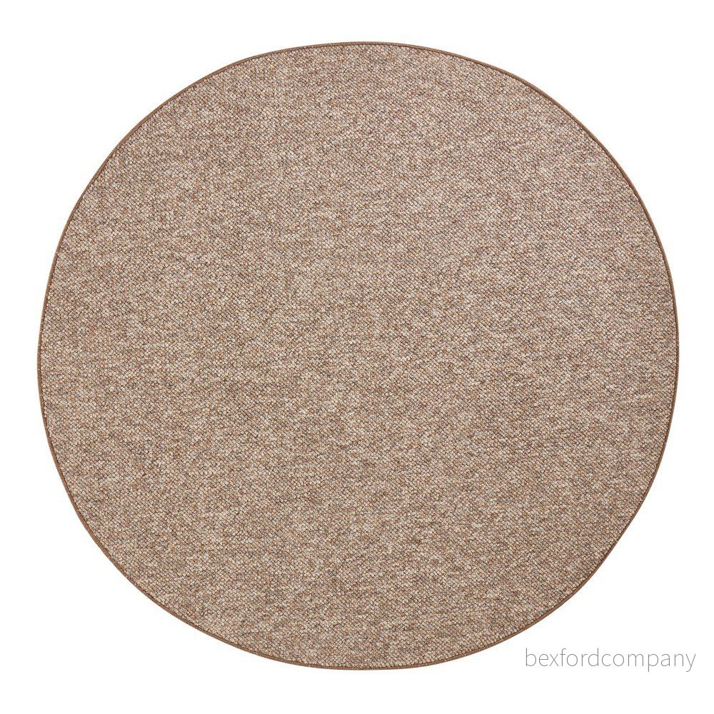 Hnědý kruhový koberec BT Carpet Wolly, ⌀ 200 cm v:900228