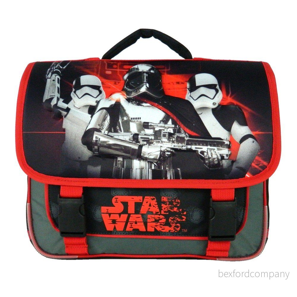Červeno-černá školní aktovka Bagtrotter Star Wars v:1296074