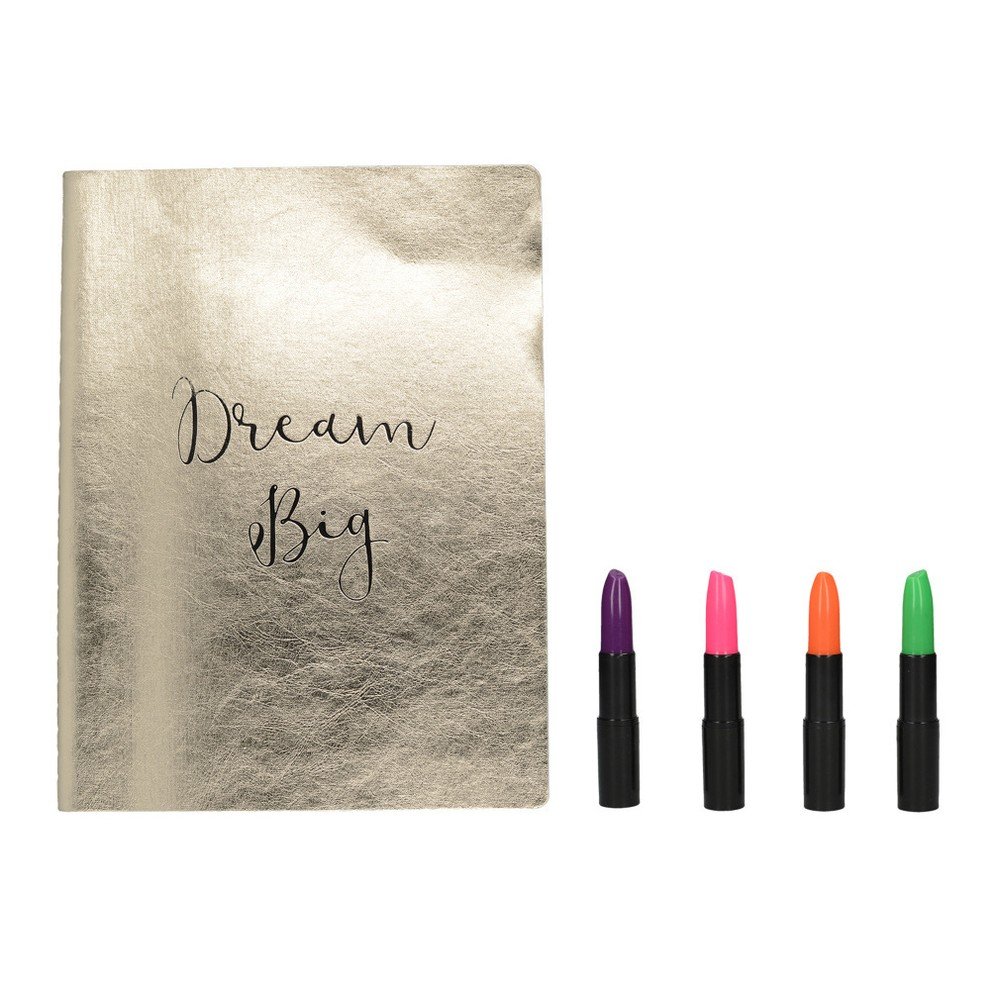 Set zápisníku a 4 zvýrazňovačů Creative Tops Dream Big v:933454