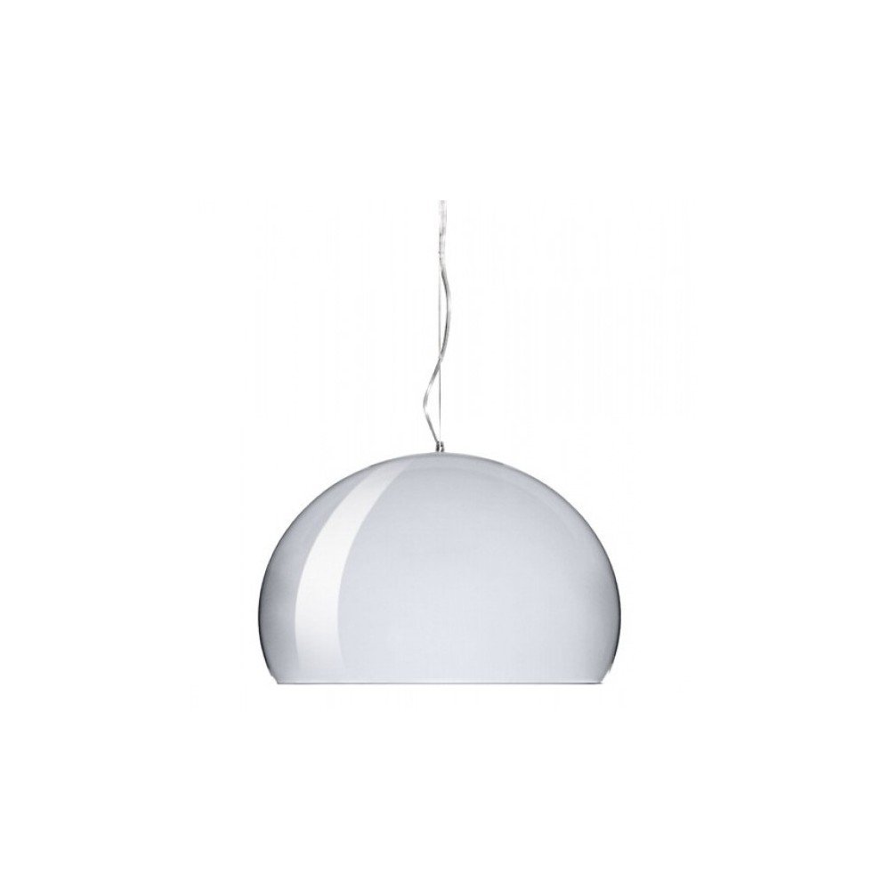 Menší chromové stropní svítidlo Kartell Fly v:773312