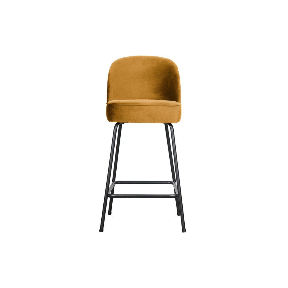 Žlutá barová židle BePureHome Vogue Mustard, výška 64 cm v:1362743