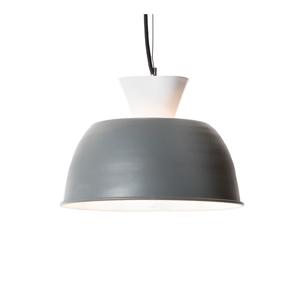 Šedé závěsné svítidlo Look4Lamps Big Topper Sandpaper v:1083338