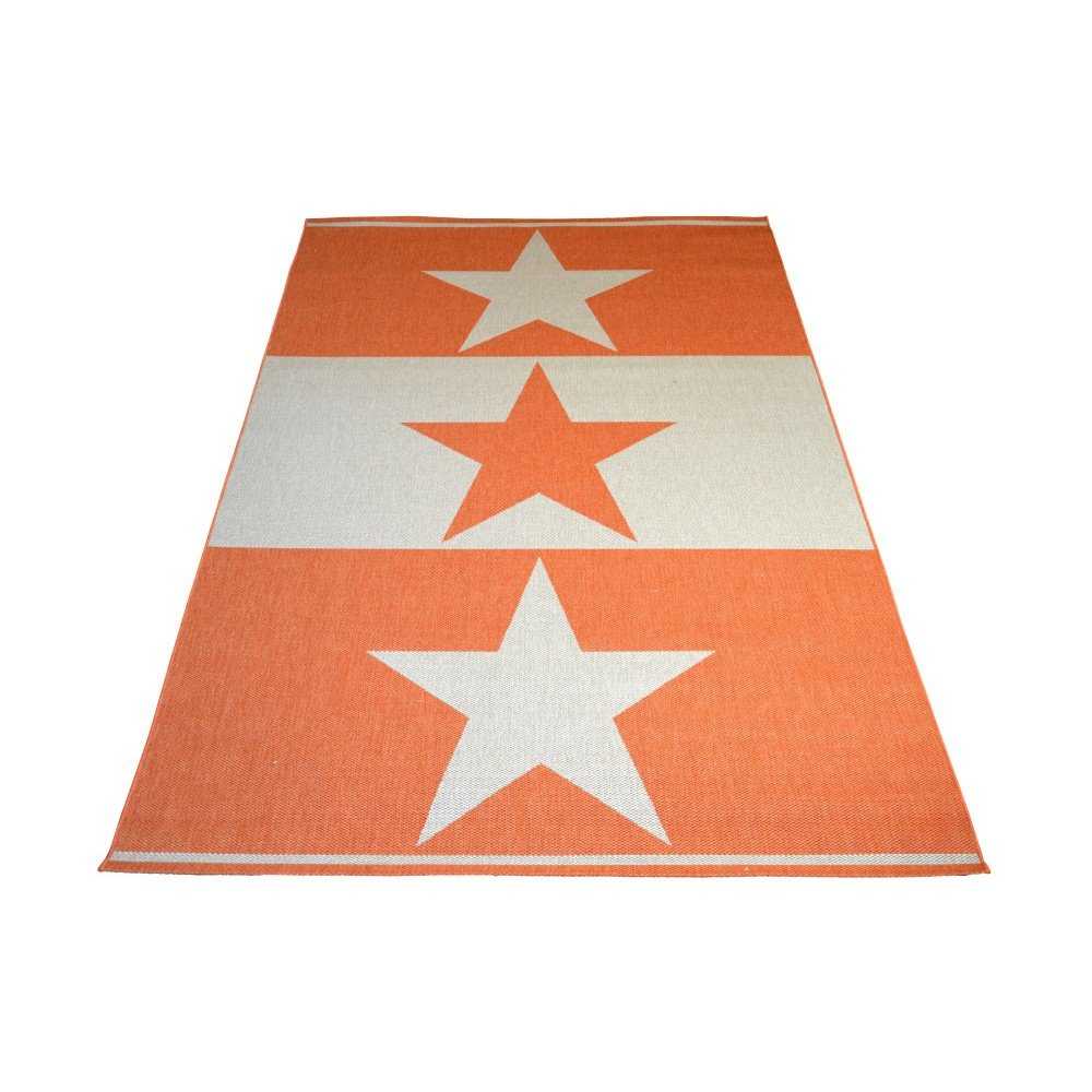 Oranžový vysoce odolný koberec Floorita Orange Star, 200 x 290 cm v:803816