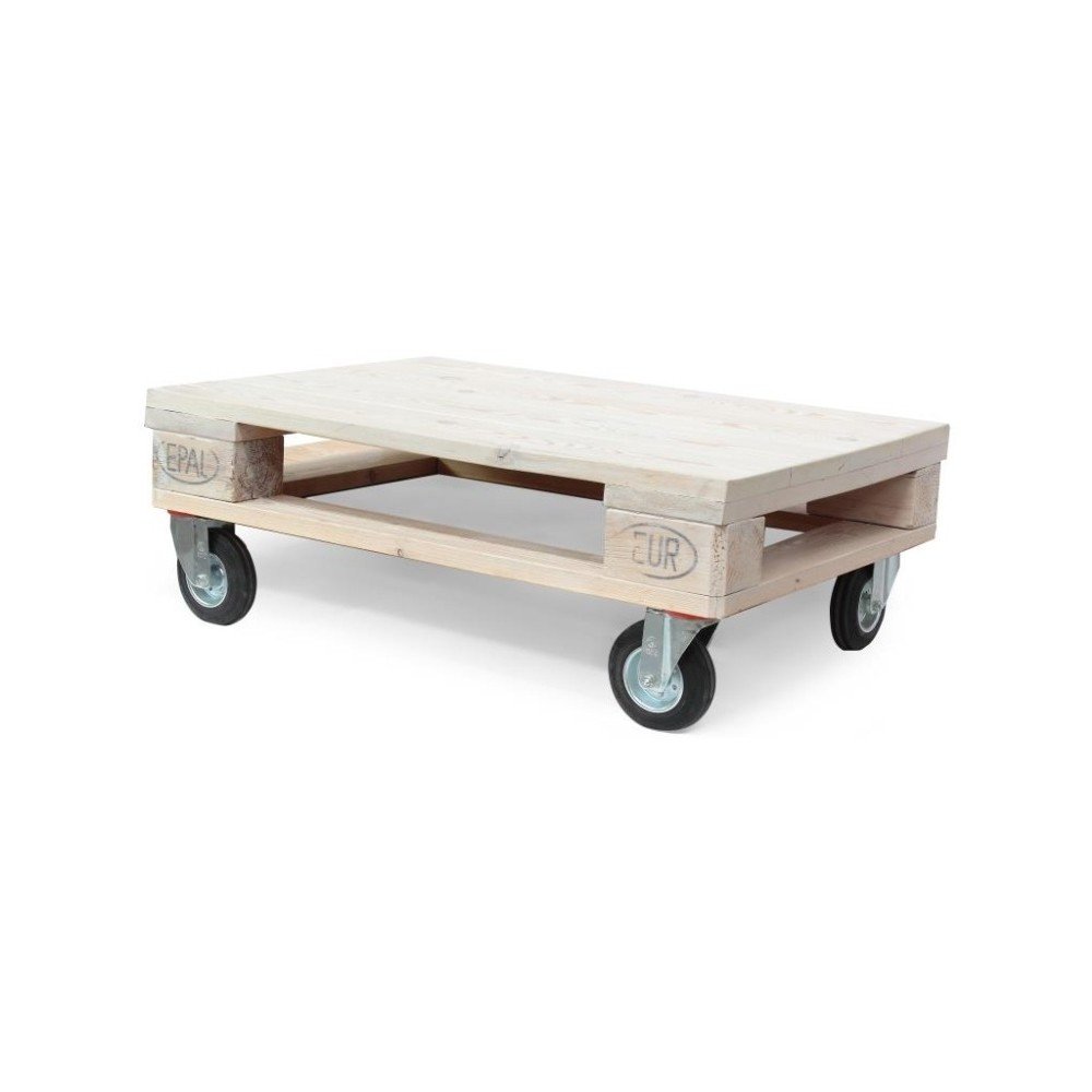 Mobilní stolek z dřevěné palety Novita Pallet v:938808