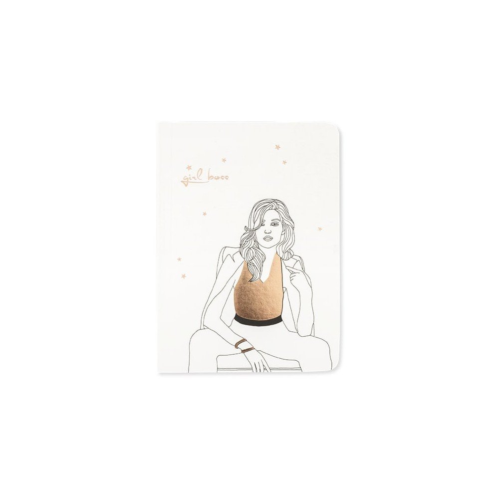 Kapesní zápisník GO Stationery Just Add Stamp Girl Boss v:1232458