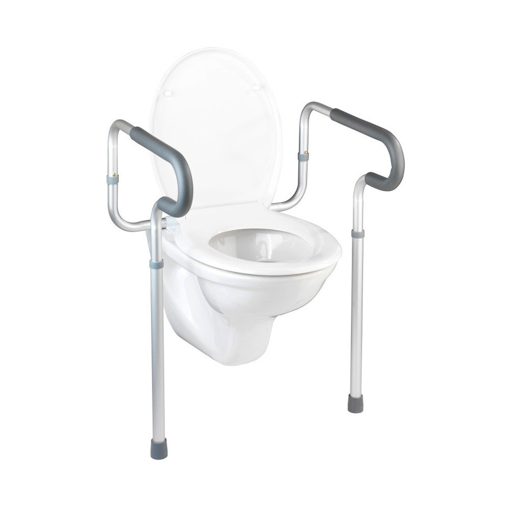 Bezpečnostní madla k WC s nastavitelnou výškou Wenko Secura v:1015500