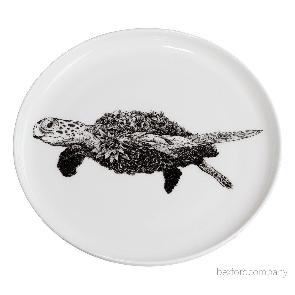 Bílý porcelánový talíř Maxwell & Williams Marini Ferlazzo Sea Turtle, ø 20 cm v:1421937