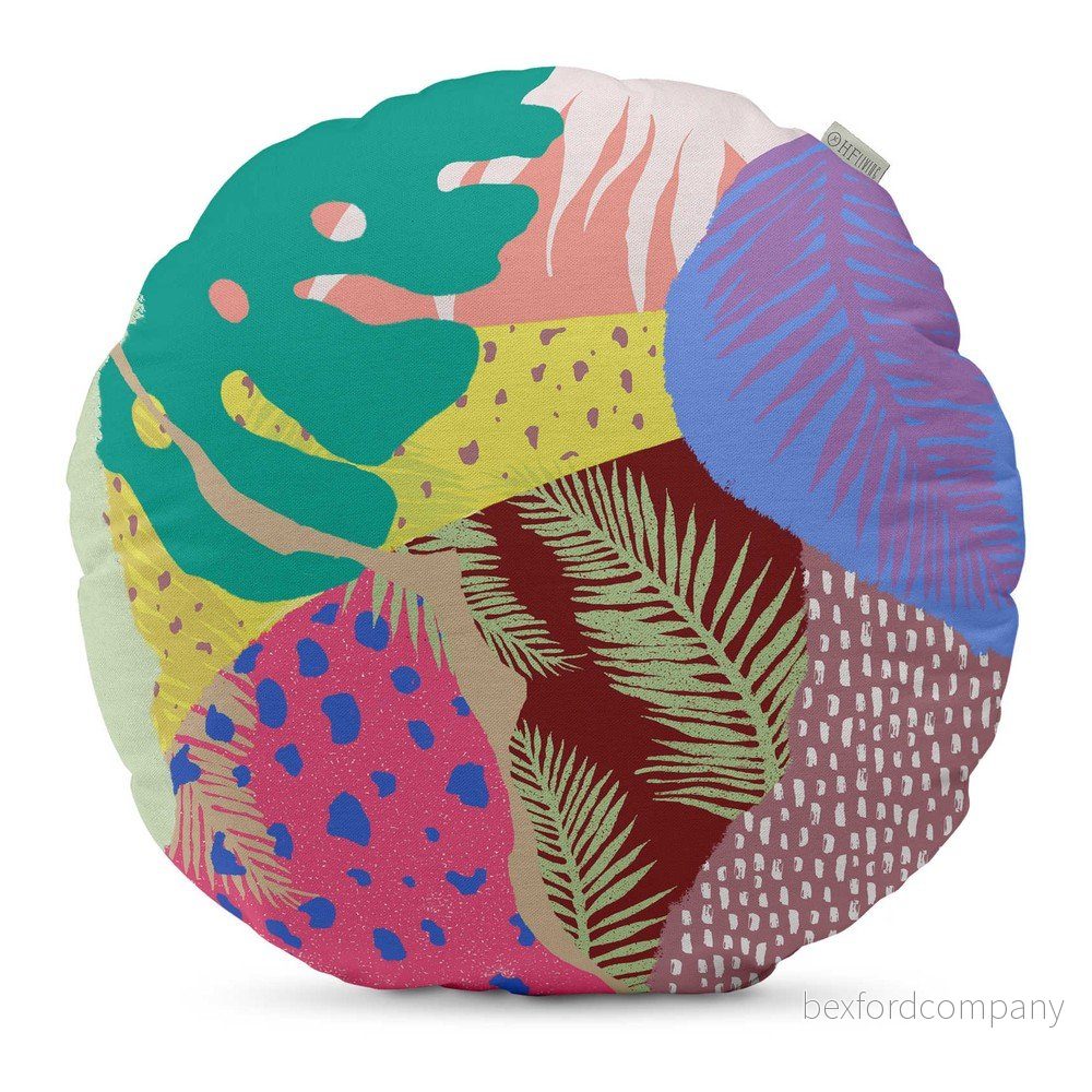 Bavlněný oboustranný polštář HF Living Zuly Nature, ⌀ 50 cm v:1074356 Bavlněný oboustranný polštář HF Living Zuly Nature, ⌀ 50 cm v:1074356