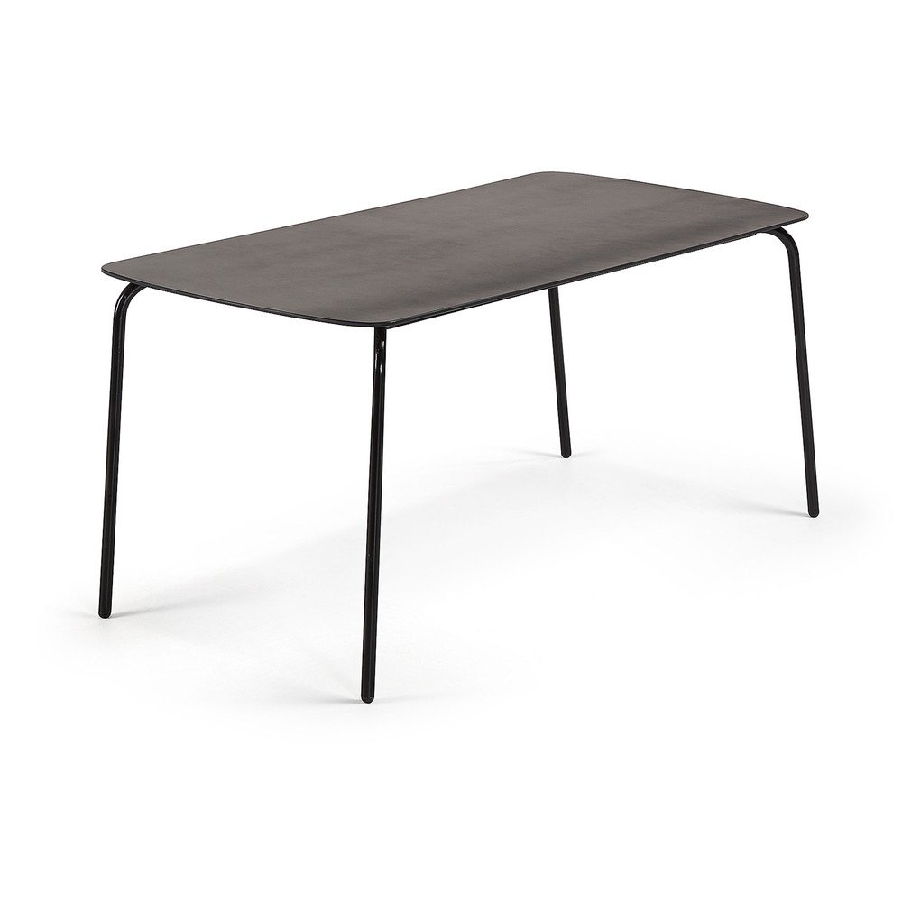 Černý stůl La Forma Tramp, 160 x 80 cm v:1326880