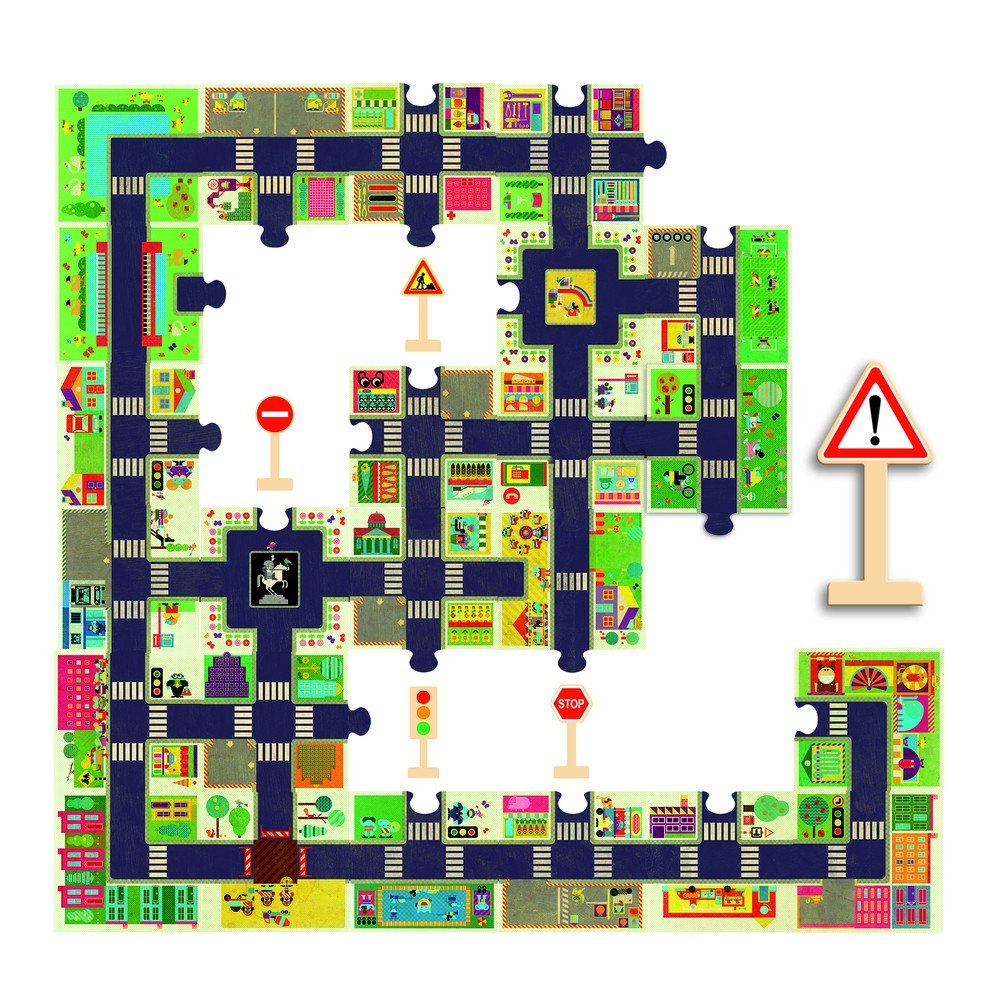 Dětské puzzle Djeco Město v:1358557