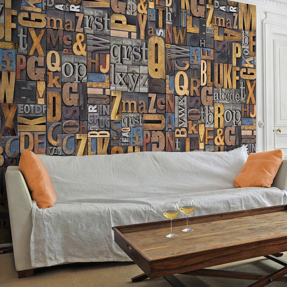 Tapeta v roli Bimago Letters, 0,5 x 10 m v:1172894