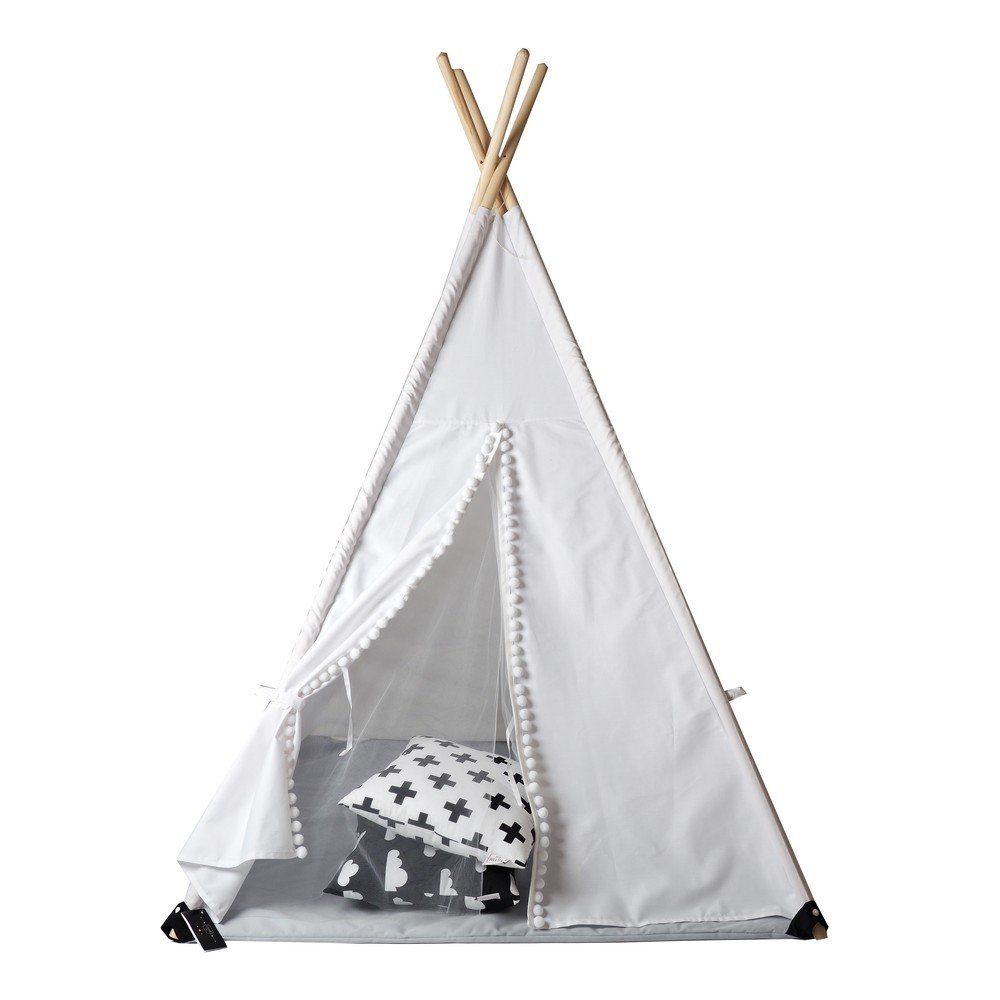 Bílé čtvercové teepee VIGVAM Design Pure v:1317326 Bílé čtvercové teepee VIGVAM Design Pure v:1317326