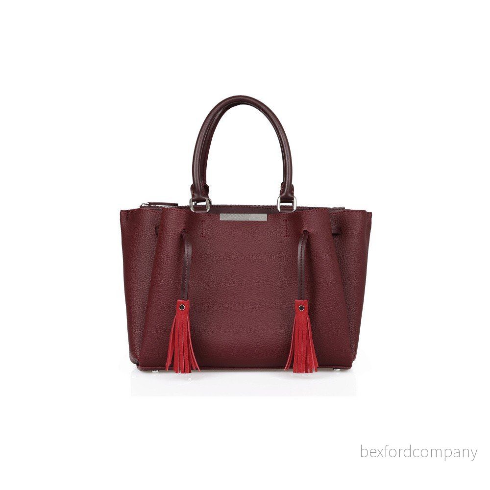 Tmavě červená kabelka Laura Ashley Penton v:1105426