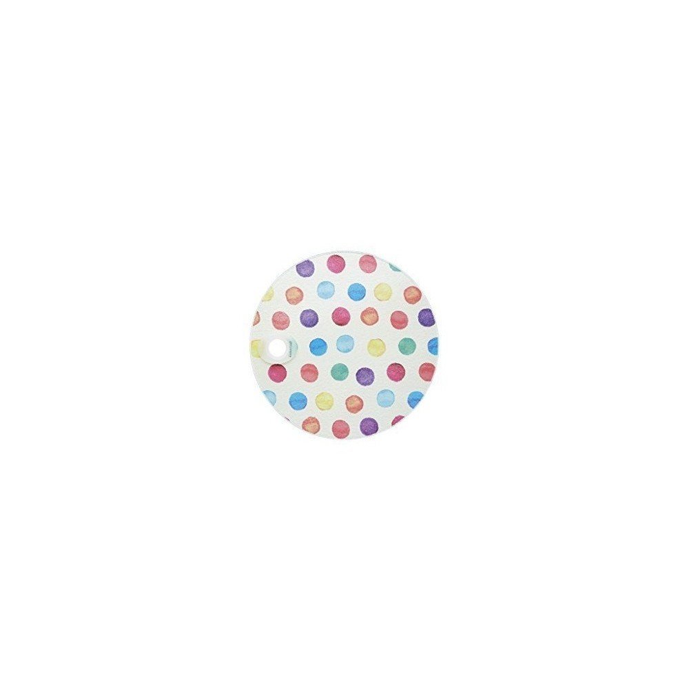 Skleněné prkénko Kitchen Craft Dot, ⌀ 24 cm v:997750