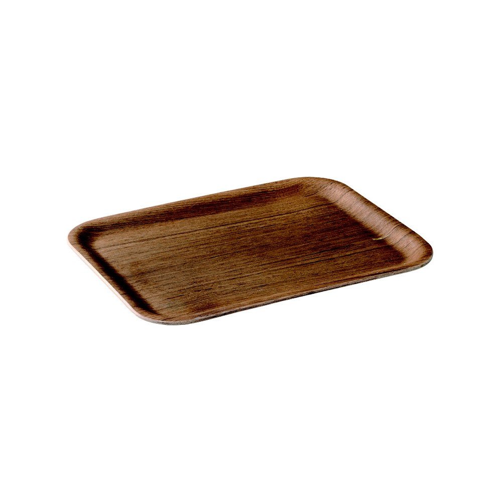 Protiskluzový dřevěný servírovací podnos Kinto Teak, 32 x 24 cm v:693788