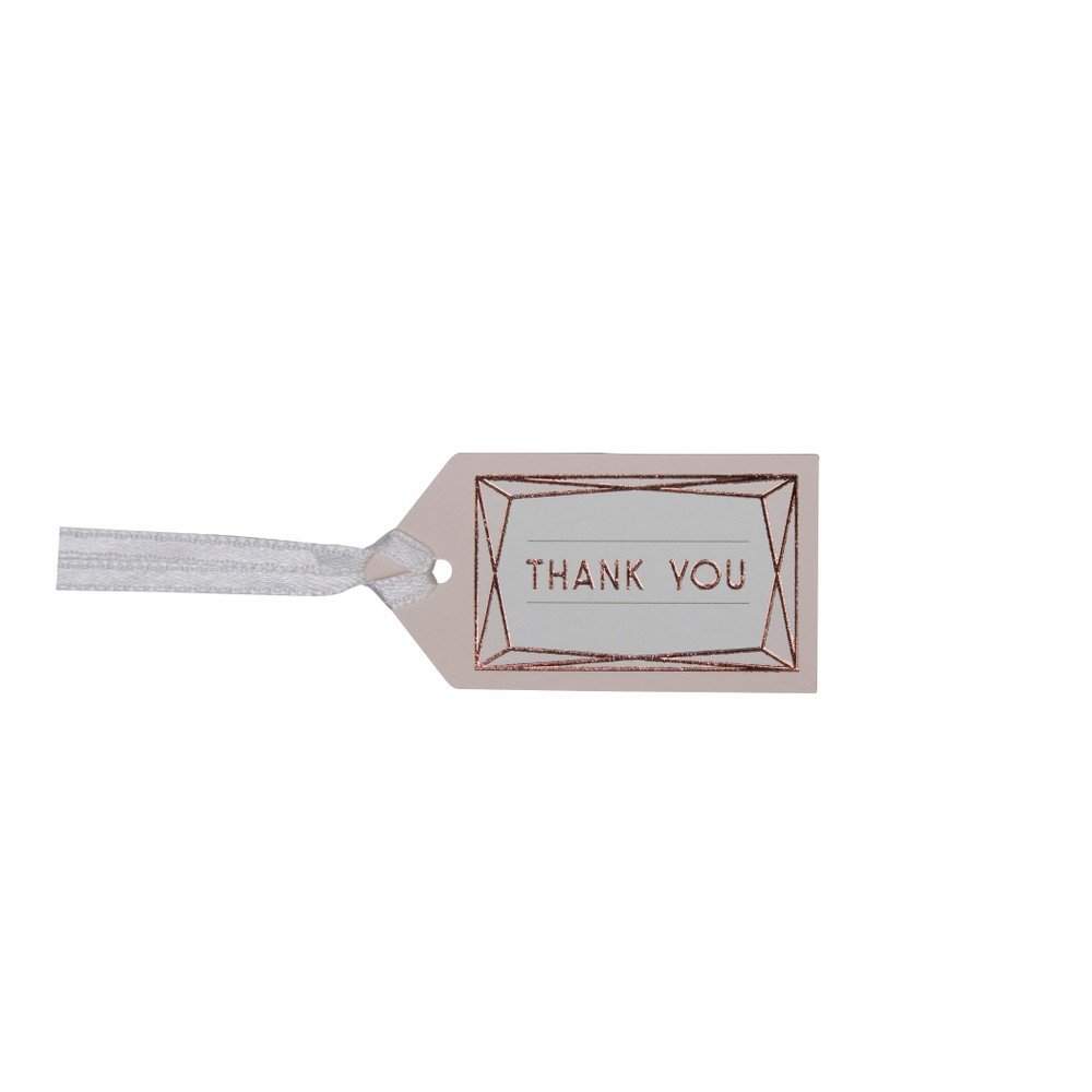 Sada 10 malých visaček Neviti Geo Blush Thank You v:812794
