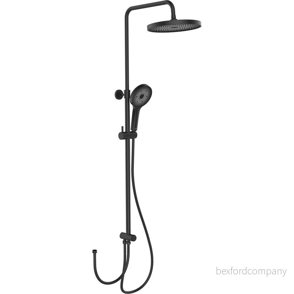 Černý sprchový set z nerezové oceli 120 cm Soft Water – Wenko v:1545648 Černý sprchový set z nerezové oceli 120 cm Soft Water – Wenko v:1545648