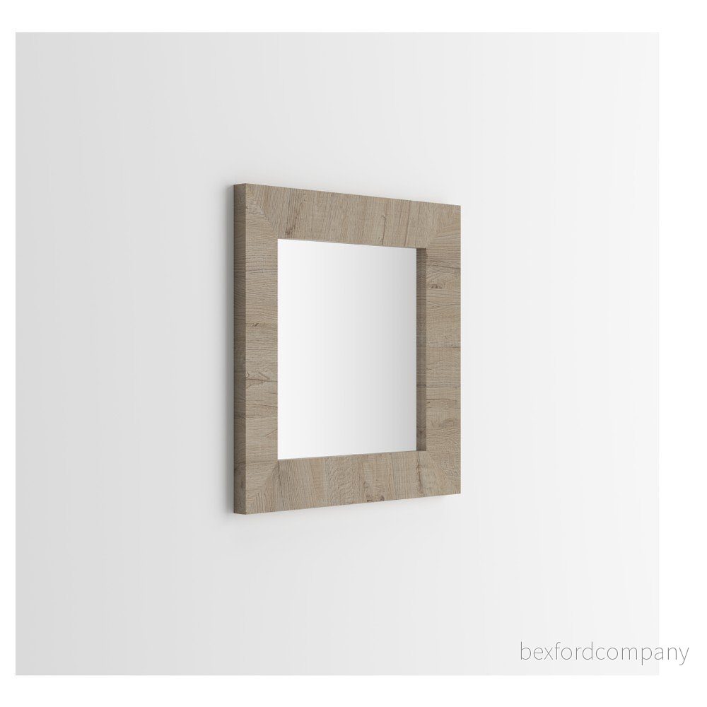 Zrcadlo v dekoru krémového dubu MobiliFiver Giuditta, 65 x 65 cm v:858312