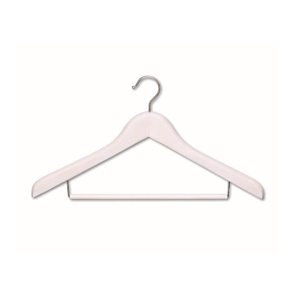 Bílé ramínko z bukového dřeva na kalhoty Cosatto Hanger v:1039070 Bílé ramínko z bukového dřeva na kalhoty Cosatto Hanger v:1039070
