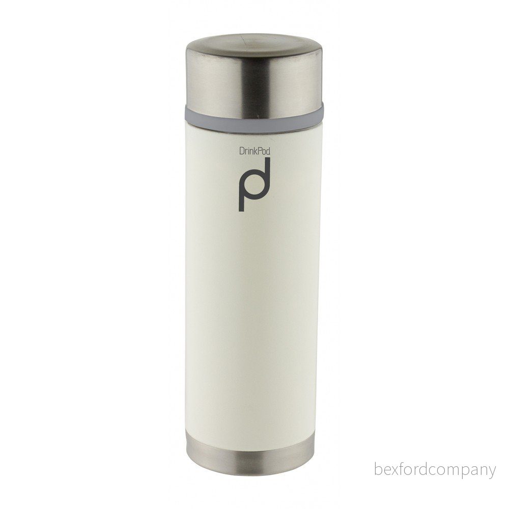Bílá vakuová termoska z nerezové oceli Pioneer Drink Pod, 350 ml v:1307088