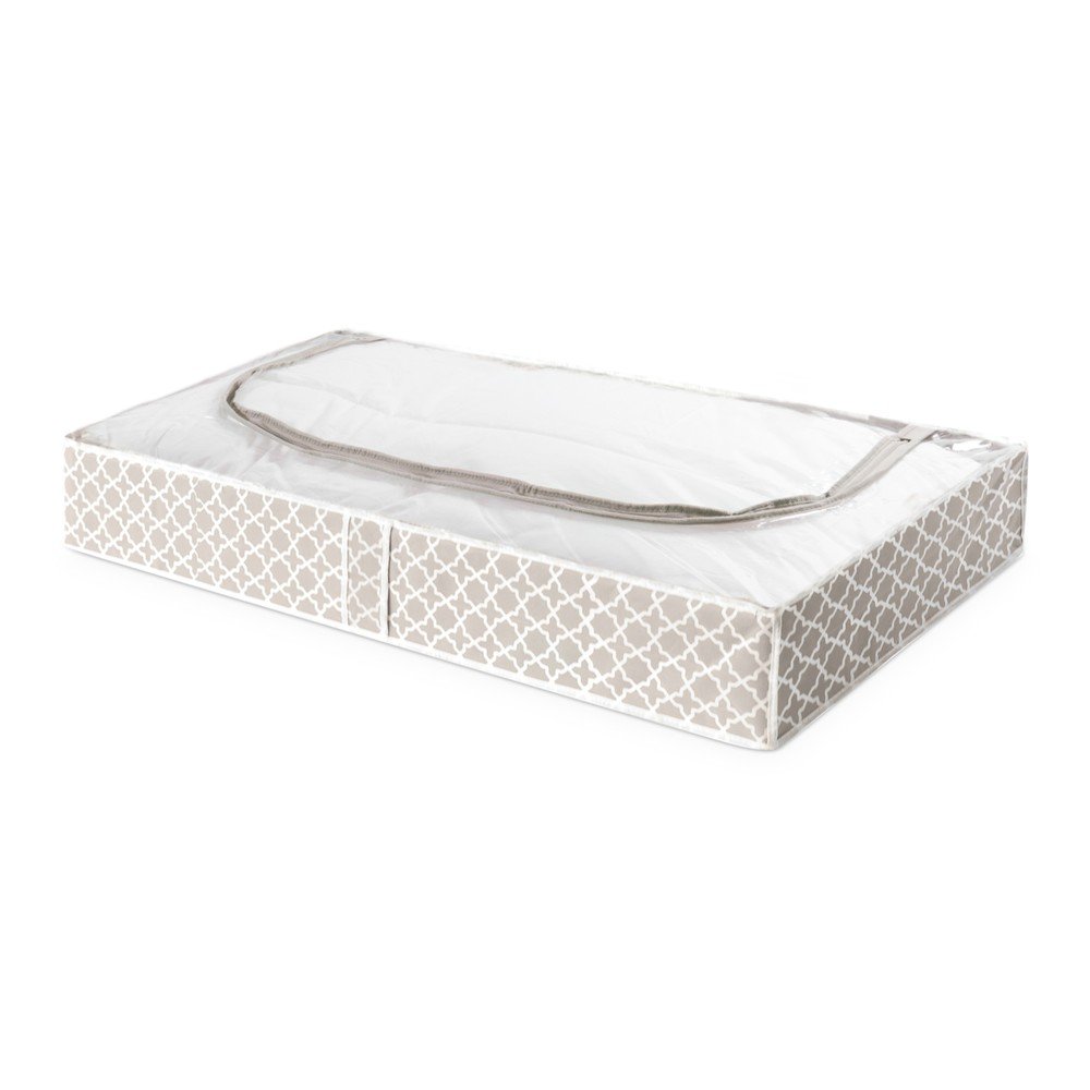 Béžový úložný box pod postel Compactor, délka 107 cm v:776540