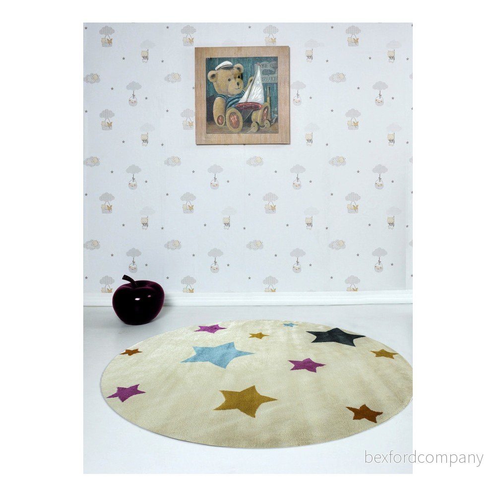 Dětský koberec Pinullo Stars, ⌀ 150 cm v:1238696