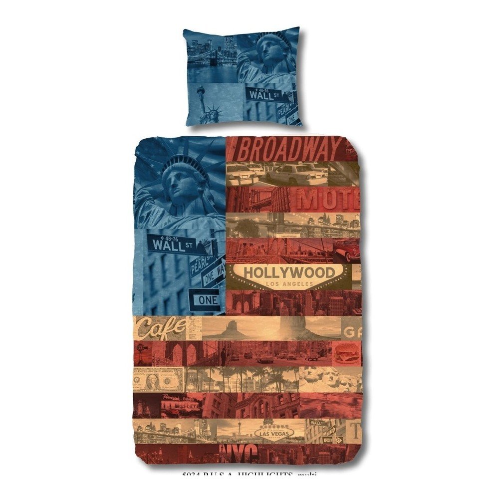 Bavlněné povlečení Muller Textiels USA Highlight, 140 x 200 cm v:908806