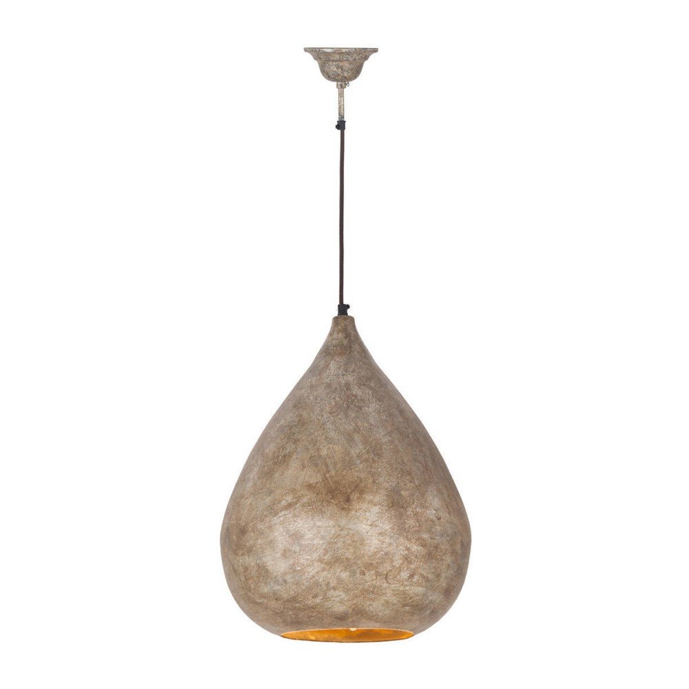 Hnědé závěsné svítidlo Vivorum Lofty, ⌀ 33 cm v:801416