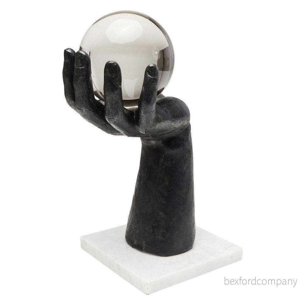 Dekorativní socha Kare Design Ball Hand, výška 31 cm v:1318864