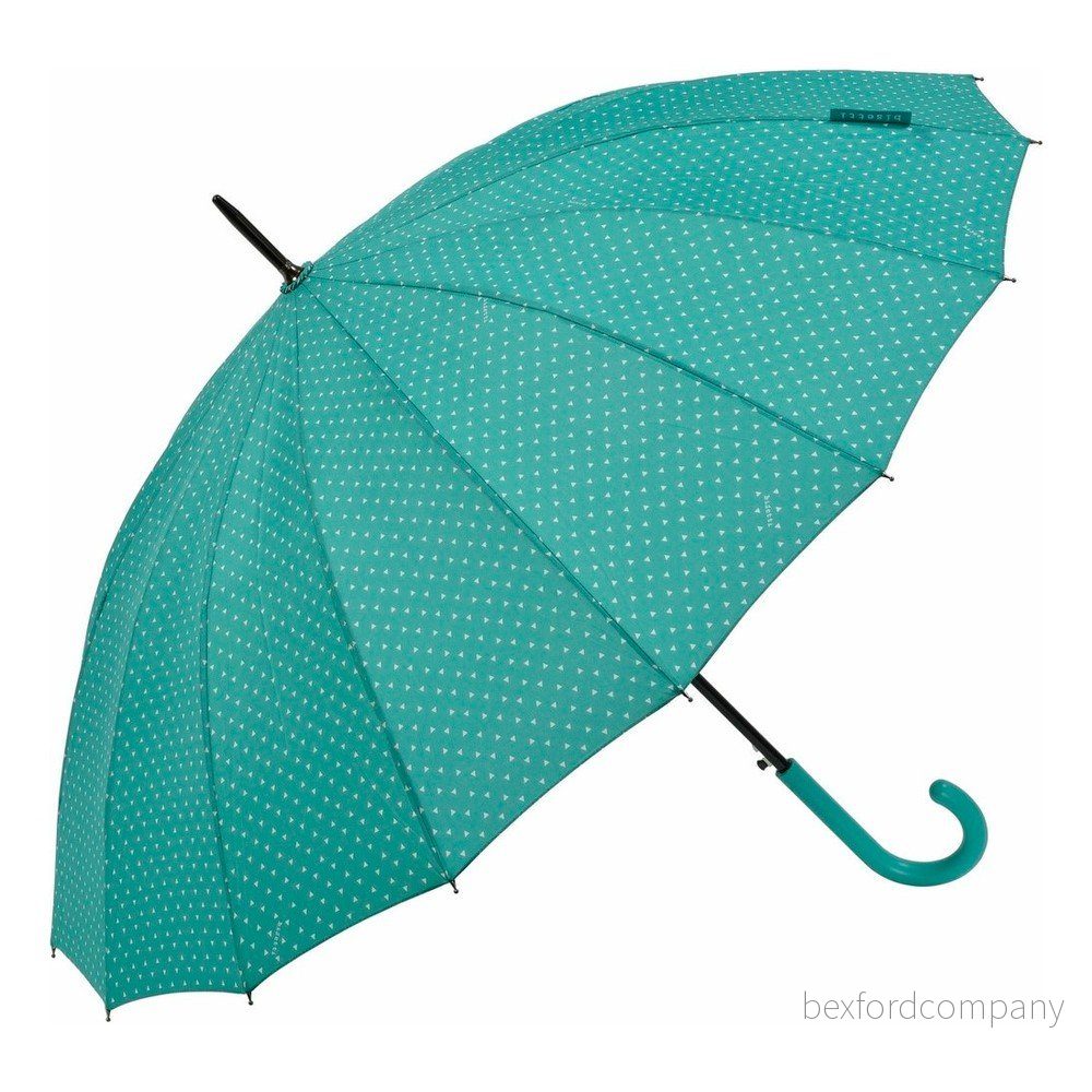 Zelený holový deštník Ambiance Triangles, ⌀ 122 cm v:1306734