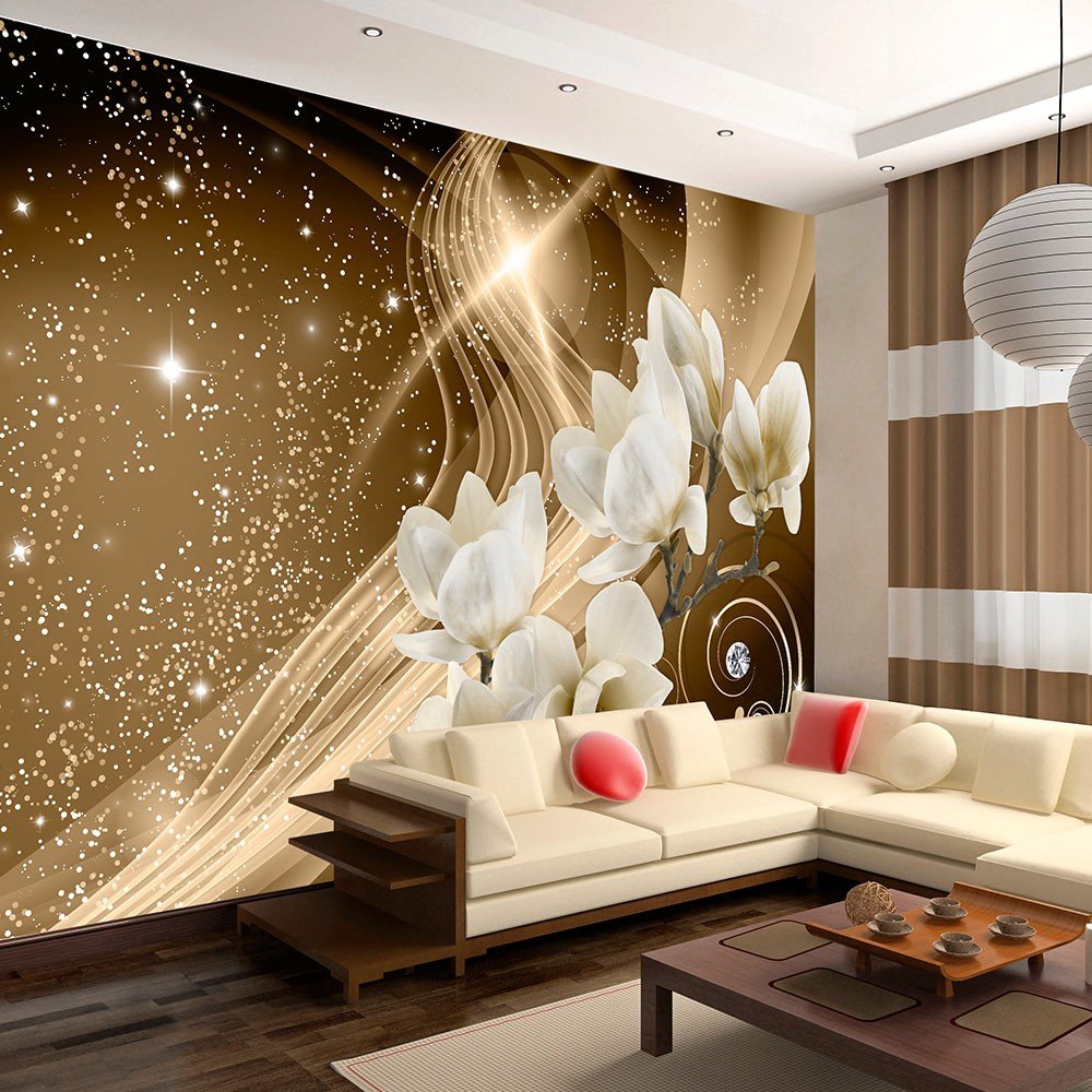 Velkoformátová tapeta Artgeist Golden Milky Way, 350 x 245 cm v:845582