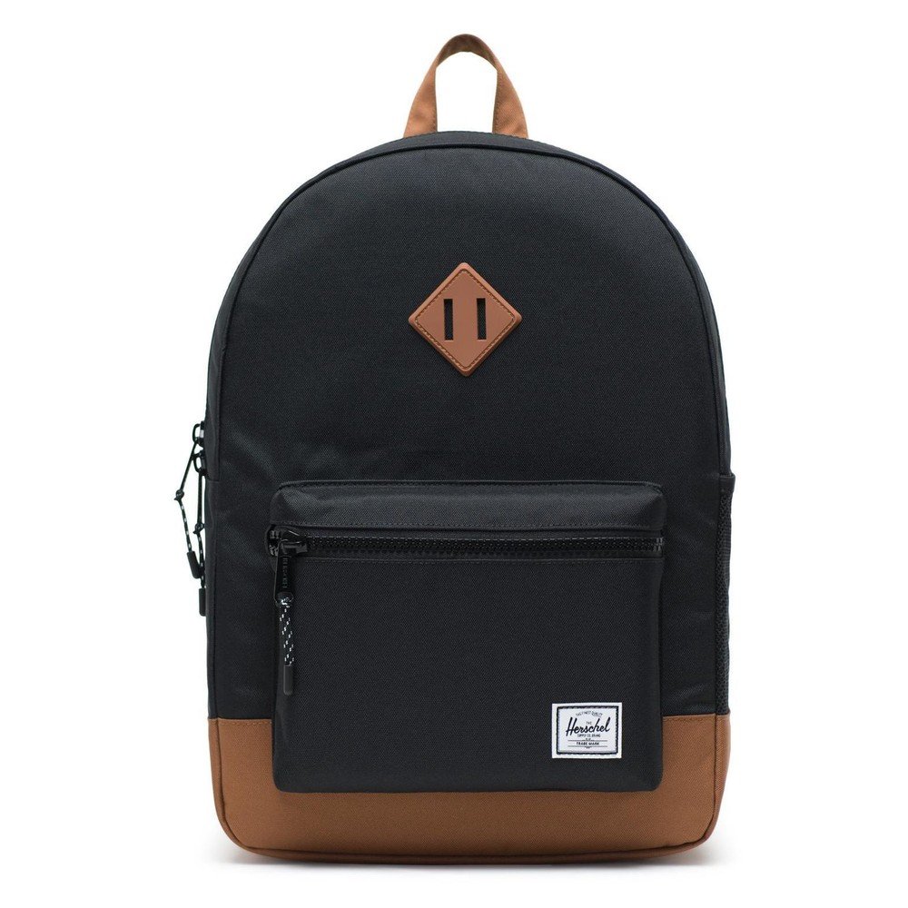 Černý batoh s hnědými detaily Herschel Heritage, 21,5 l v:1332688
