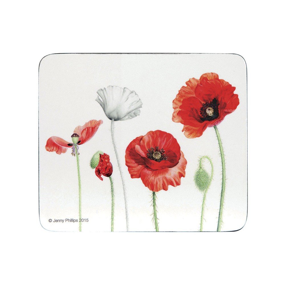 Sada 4 podtácků Ashdene Poppies v:1068908
