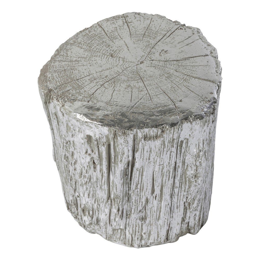Stolička ve stříbrné barvě Kare Design Tronco, ⌀ 40 cm v:888428