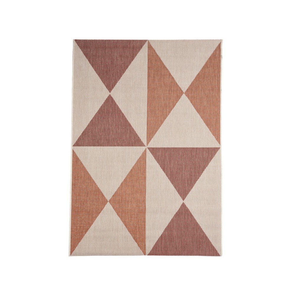 Béžovo-oranžový venkovní koberec Floorita Geo, 160 x 230 cm v:763812 Béžovo-oranžový venkovní koberec Floorita Geo, 160 x 230 cm v:763812