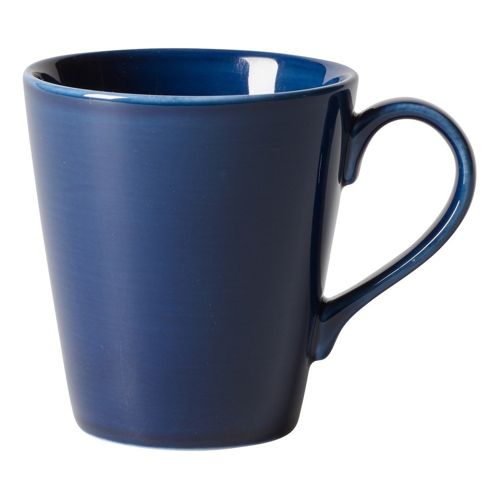 Tmavě modrý porcelánový hrnek Villeroy & Boch Like Organic, 0,35 l v:1340025