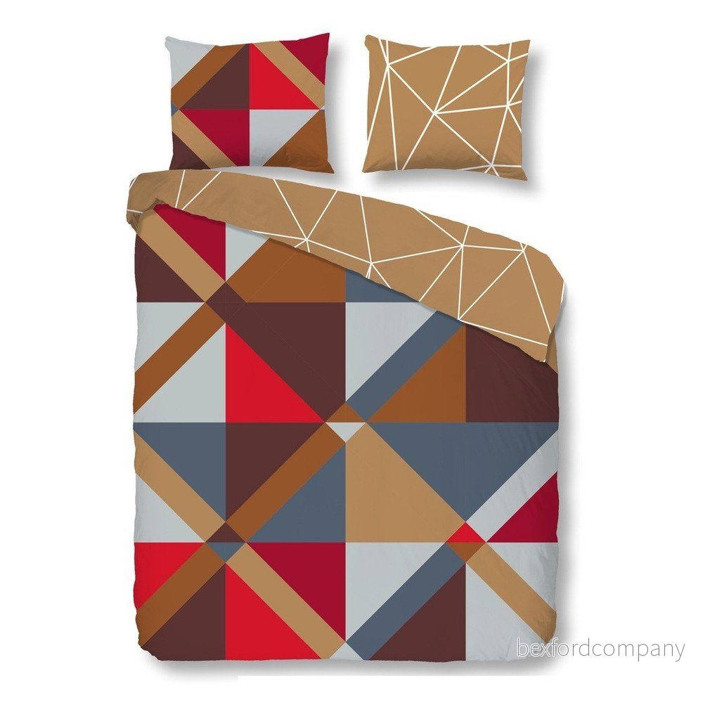 Povlečení Brick Geometric, 140x200 cm, zapínání na přehyb v:719390