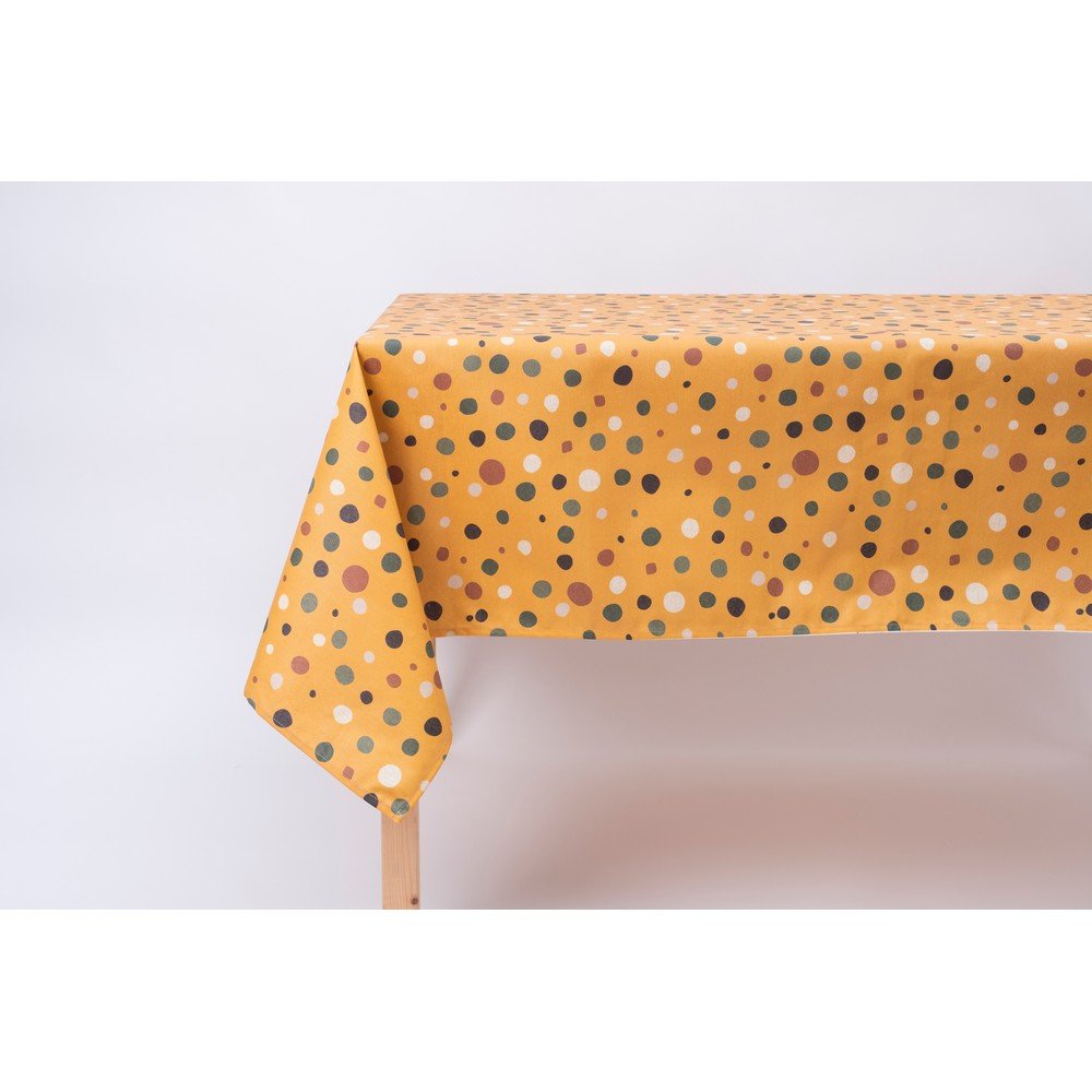 Žlutý ubrus vhodný i do exteriéru Pooch Confetti Buttercup, 140 x 140 cm v:1342833