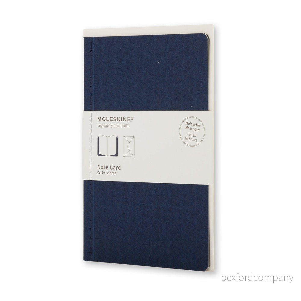 Tmavě modrý dopisní set Moleskine, zápisník + obálka v:691364