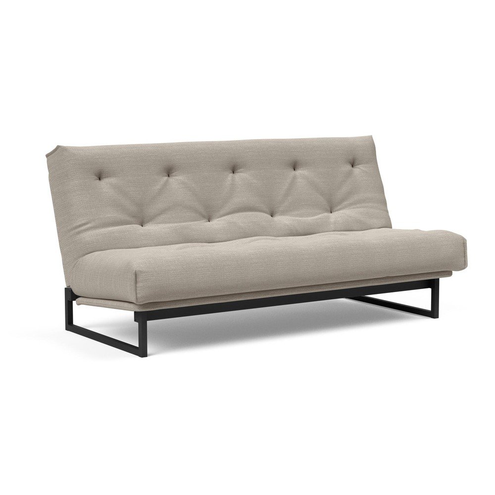 Béžová rozkládací pohovka Innovation Fraction Nordic, 120 cm v:1390295