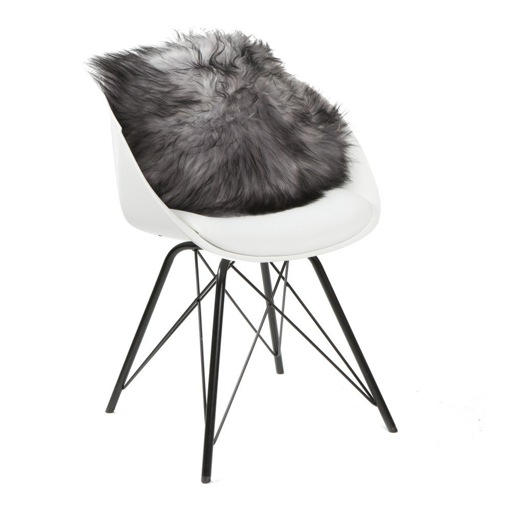 Šedý dekorativní polštářek Woooly Icelandic Melange Grey v:927384