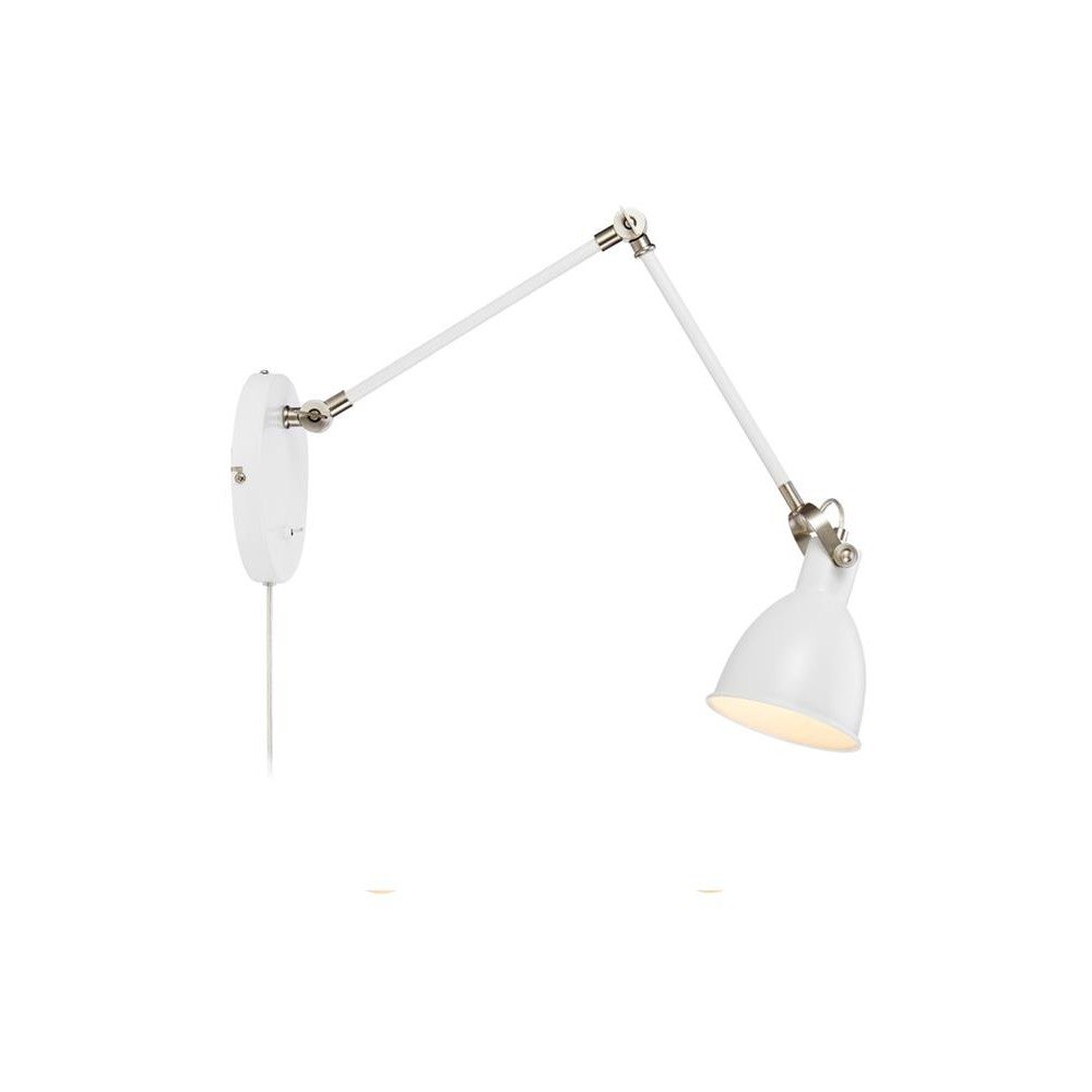 Bílá nástěnná lampa Markslöjd House, délka ramene 84,5 cm v:1413387 Bílá nástěnná lampa Markslöjd House, délka ramene 84,5 cm v:1413387