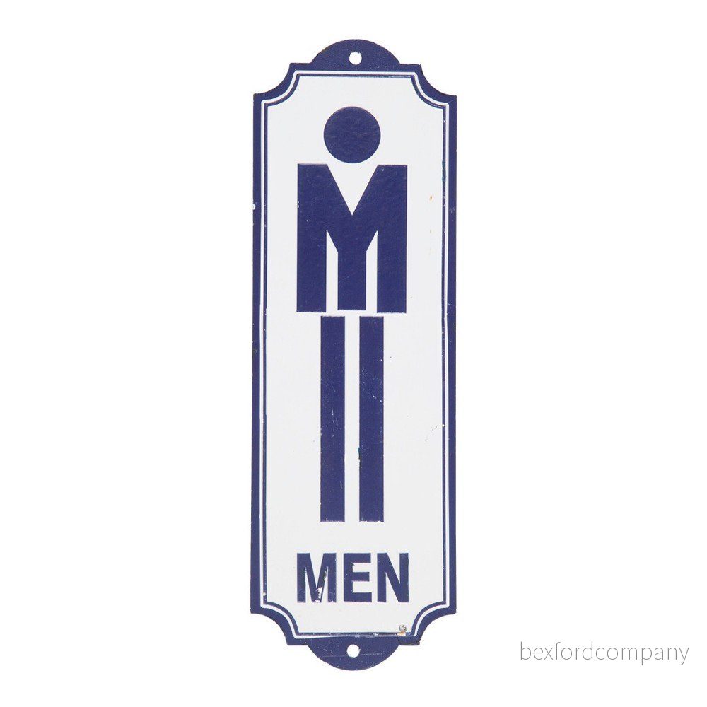 Nástěnná retro cedule Novita Men v:799024