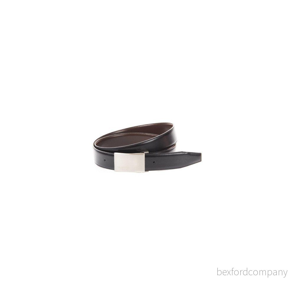 Černý pánský pásek Trussardi Gentlemen, délka 110 v:1162990