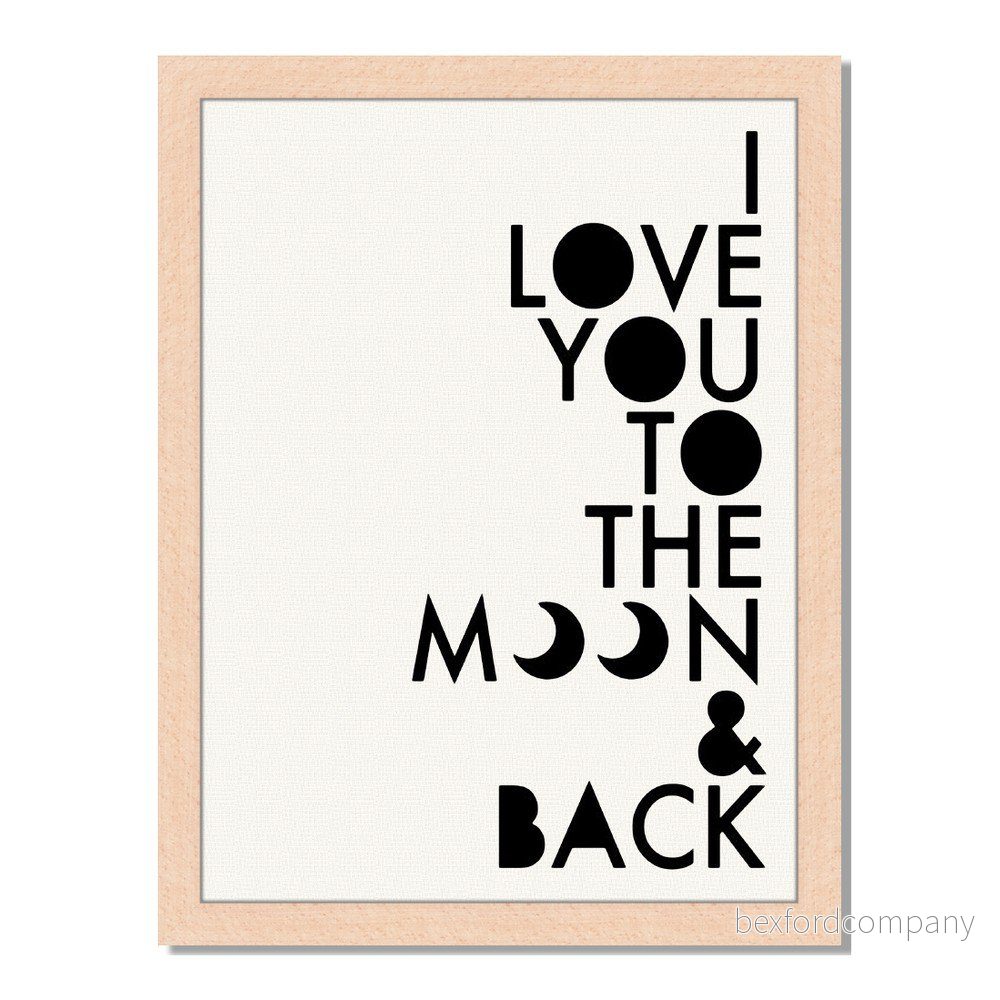 Obraz v rámu Liv Corday Scandi Love You, 30 x 40 cm v:885804