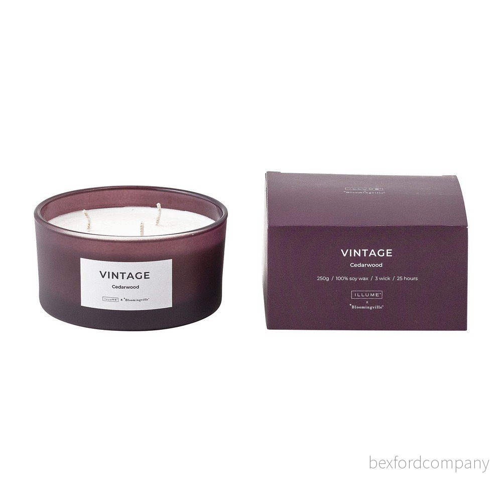 Vonná svíčka doba hoření 25 h Vintage Cedarwood – ILLUME x Bloomingville v:1565310